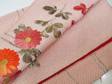 豪華 総絞り 日本刺繍 訪問着 オシドリ文様 アンティーク 絹のダイヤモンド