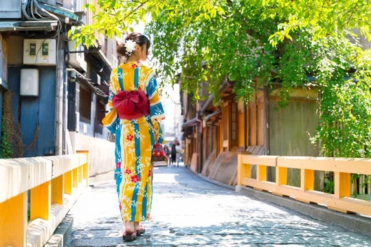 Japanese kimono リサイクル浴衣