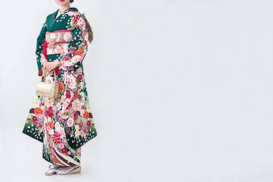 Japanese kimono リサイクル着物