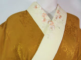 新品 Furisode Kimono Full Set 正絹 桜文様 花文様 袋帯・やまと誂え刺繍半衿長襦袢・帯揚げ・帯締め付き Ready to Wear 逸品
