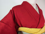 新品 Furisode Kimono Full Set 正絹 桜文様 花文様 袋帯・やまと誂え刺繍半衿長襦袢・帯揚げ・帯締め付き Ready to Wear 逸品