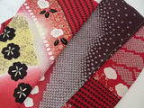 New Silk Furisode Kimono｜鹿子絞り 花文様 金彩 正絹 赤黒ぼかし Japanese Formal Kimono