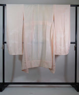 Silk 振袖 長襦袢セット 花扇面文様 金駒刺繍 古典柄 上品華やか 和装 Kimono