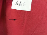 逸品 振袖 松に宝尽くし文様 金彩 縮緬 深紅系 正絹 長襦袢付き 2点セット
