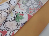New Silk Furisode Kimono | Kanoko Shibori Floral Pattern Gold Leaf Pure Silk Red and Black Gradation Japanese Formal Kimono