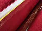 新品 Furisode Kimono Full Set 正絹 桜文様 花文様 袋帯・やまと誂え刺繍半衿長襦袢・帯揚げ・帯締め付き Ready to Wear 逸品