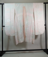 古典美 振袖3点セット＊赤地 鶴舞う吉祥文様 正絹＋袋帯＋洗える長襦袢　Full set / Easy care / Beginner friendly