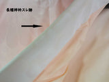 振袖 フルセット（長襦袢・袋帯・帯揚げ・帯締め）友禅 花扇面文様 薄紅×生成り 古典美 逸品     Full set / Ready to wear