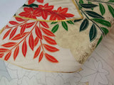 Silk 振袖 長襦袢セット 花扇面文様 金駒刺繍 古典柄 上品華やか 和装 Kimono