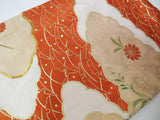 Luxury Furisode Kimono｜雲取り花文様 金駒刺繍 金彩 正絹 Silk Japanese Formal Kimono