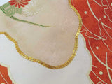Luxury Furisode Kimono｜雲取り花文様 金駒刺繍 金彩 正絹 Silk Japanese Formal Kimono