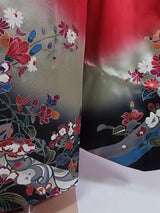【フルセット】振袖（袋帯・長襦袢・帯揚げ・帯締め付き）／正絹／豪華コーデ一式　    Full set / Complete set