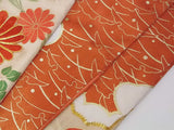 Luxury Furisode Kimono｜雲取り花文様 金駒刺繍 金彩 正絹 Silk Japanese Formal Kimono