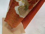 Luxury Furisode Kimono｜雲取り花文様 金駒刺繍 金彩 正絹 Silk Japanese Formal Kimono