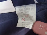 ブルーグレーに咲く紅菖蒲 流水文様 レディース浴衣 涼やかレトロ