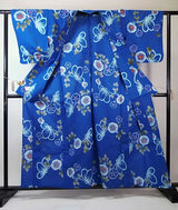 Butterflies Dancing Through Morning Glories｜朝顔と蝶々の涼風レディース浴衣