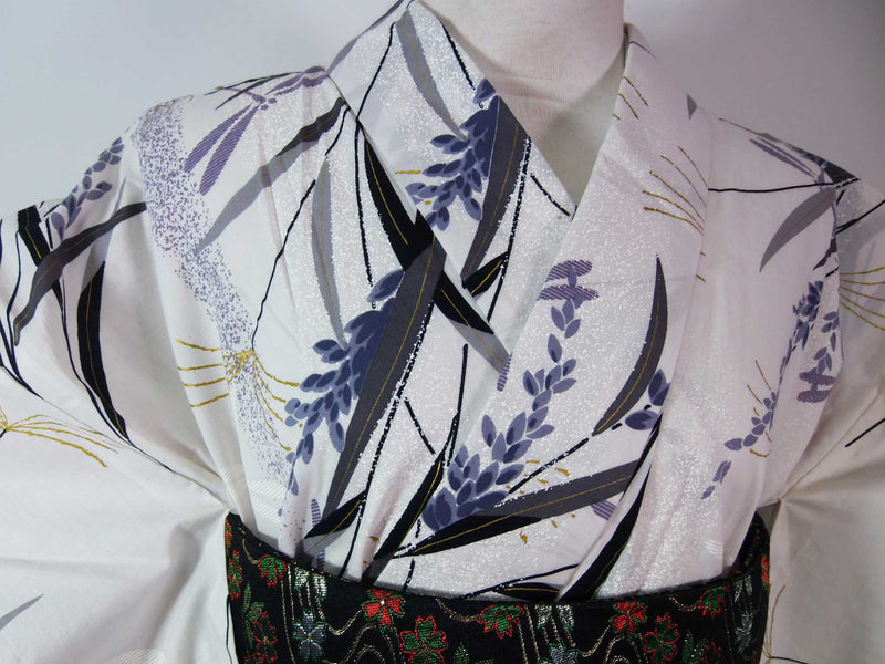 Moonlit Susuki & Dragonfly Yukata｜レディース浴衣 月夜に舞う蜻蛉と