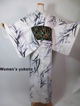Moonlit Susuki & Dragonfly Yukata｜レディース浴衣　月夜に舞う蜻蛉とすすきの風情