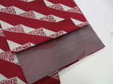 Crimson Geometry Reversible Hanhaba Obi | 麻の葉文様×幾何学模様 リバーシブル半幅帯 未使用 浴衣・小紋に
