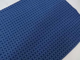 Yukata Homme en Coton | Motif à Carreaux Indigo Teint à la Main | Bleu Marine | Kimono d'Été Japonais