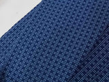 Yukata Homme en Coton | Motif à Carreaux Indigo Teint à la Main | Bleu Marine | Kimono d'Été Japonais