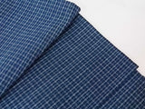 Men's Yukata | Ajiro Weave Pattern | Indigo Gray Cotton | Hand-Sewn Traditional Summer Kimono ②
