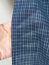 Men's Yukata | Ajiro Weave Pattern | Indigo Gray Cotton | Hand-Sewn Traditional Summer Kimono ②