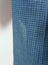 Men's Yukata | Ajiro Weave Pattern | Indigo Gray Cotton | Hand-Sewn Traditional Summer Kimono ②
