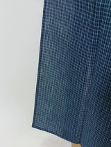 Men's Yukata | Ajiro Weave Pattern | Indigo Gray Cotton | Hand-Sewn Traditional Summer Kimono ②