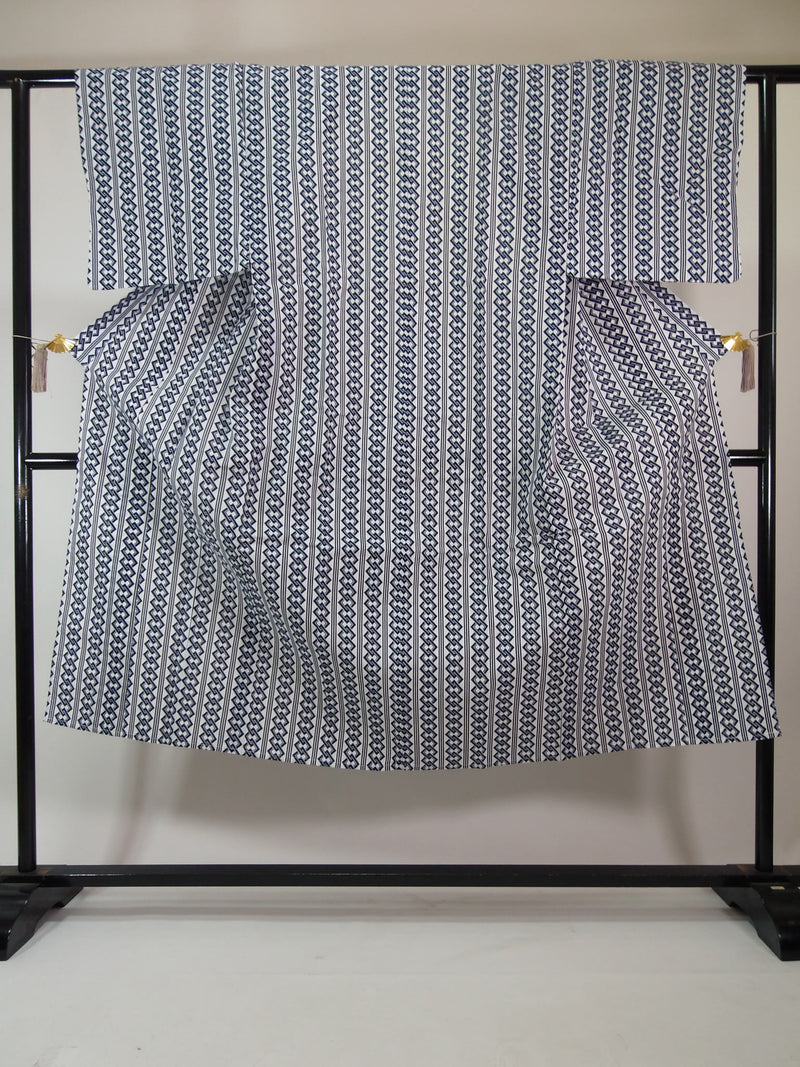 Magnifique yukata Yukata pour hommes, Yoshiwara Tsunagi-Pattern, produits en coton, fabriqués au Japon Yukata japonais