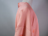 未使用　美品　羽織　橘文様　花文様　絹製品　日本製品　Kimono jacket　ピンク
