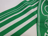 浴衣帯　半幅　細帯　扇面模様　日本製品　綿製　 yukata obi 緑色系