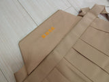 Hakama Pants for Men's Kimono, Made in Japan, Patternless, Pure Silk, Brownish, 3S size, Horse-riding Hakama (Trouser Type)