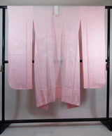 総絞り 振袖 長襦袢セット 正絹 金彩 桜色 絹のダイヤモンド “Long sleeve furisode”