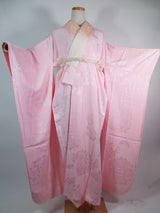 総絞り 振袖 長襦袢セット 正絹 金彩 桜色 絹のダイヤモンド “Long sleeve furisode”
