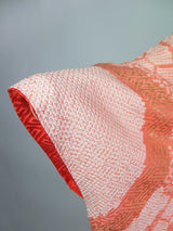 総絞り 振袖 長襦袢セット 正絹 金彩 桜色 絹のダイヤモンド “Long sleeve furisode”