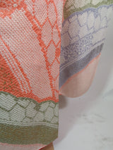 総絞り 振袖 長襦袢セット 正絹 金彩 桜色 絹のダイヤモンド “Long sleeve furisode”