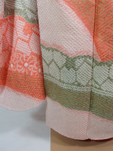 総絞り 振袖 長襦袢セット 正絹 金彩 桜色 絹のダイヤモンド “Long sleeve furisode”