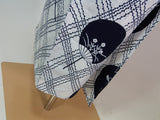 Beautiful yukata, Japanese yukata, white color, fan pattern, Japanese product