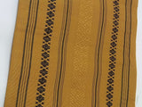 未使用 收藏品 正品築前博多織 小袋腰帶 半寬窄腰帶 示範編織 金棕色 日本產