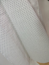 Vintage Japanese Men's Yukata | Cross Kasuri Pattern | Hand-Sewn Cotton | White