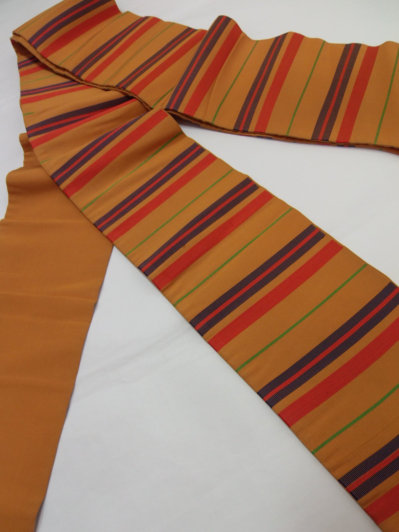 半幅帯 浴衣帯 細帯 辛子色系(黄色) – MIYABI - REUSE KIMONO MARKET