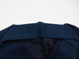 Men's Kimono, plain silk, pure silk, Japanese product, navy blue, kimono only Japanese men's kimono