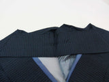 Beautiful men's kimono, haori jacket only, Oshima Tsumugi brand, tortoise shell pattern, navy blue, good for room wear