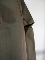 Hakama Pants for Men's Kimono, Made in Japan, Pure Silk, Silk, M Size, Khaki Color, Gyotan Hakama (Skirt Type)