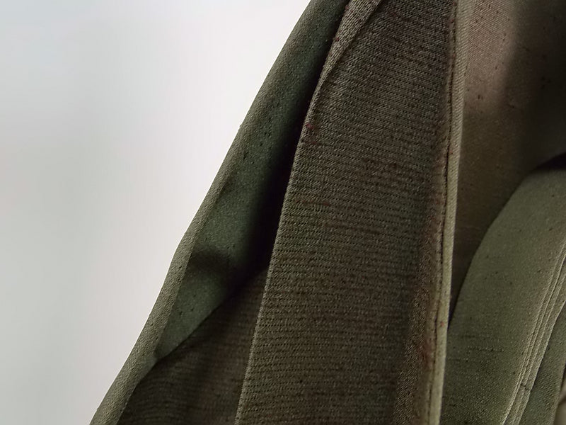 Hakama Pants for Men's Kimono, Made in Japan, Pure Silk, Silk, M Size, Khaki Color, Gyotan Hakama (Skirt Type)