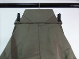 Hakama Pants for Men's Kimono, Made in Japan, Pure Silk, Silk, M Size, Khaki Color, Gyotan Hakama (Skirt Type)