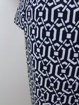 **Yukata Homme Teint selon la Technique Traditionnelle | Motif Kikkō (Écailles de Tortue) | Cousu Main | Coton**