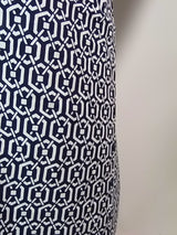 **Yukata Homme Teint selon la Technique Traditionnelle | Motif Kikkō (Écailles de Tortue) | Cousu Main | Coton**
