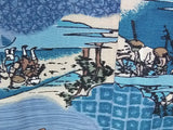 Nouveau Sous-vêtement long pour kimono d'homme, période Edo, motif de paysage, laine, pour vêtements d'intérieur.